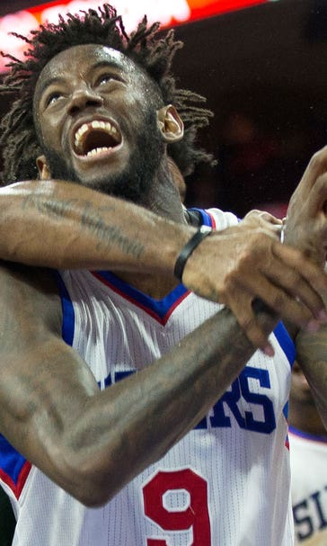 76ers small forward JaKarr Sampson can throw down